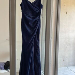 SHEIN Deep Blue Maxi Dress